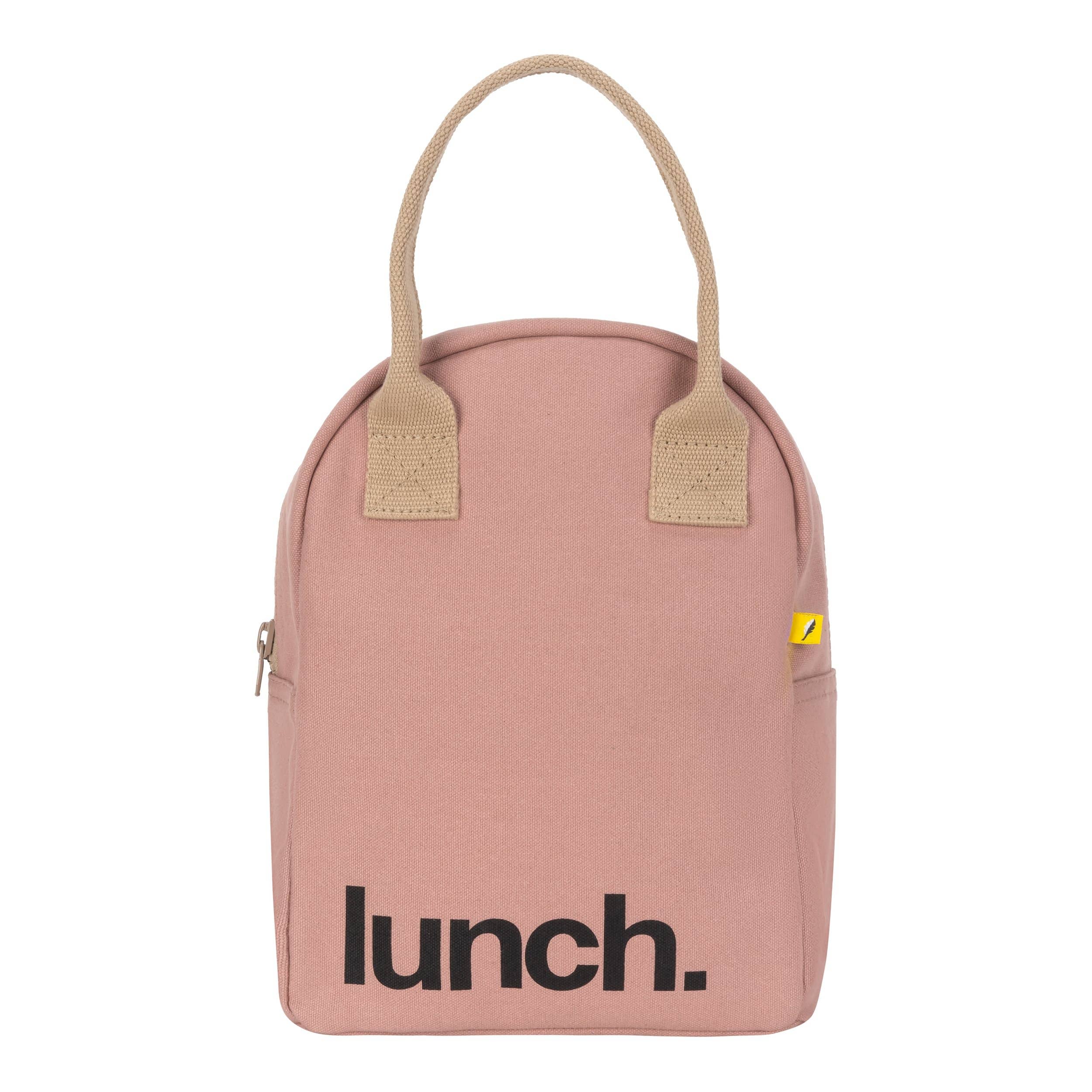 Eco warehouse - Wholesale Lunch Bag/Box - Kids - Fluf Bags Zipper Lunch Mauveroze1