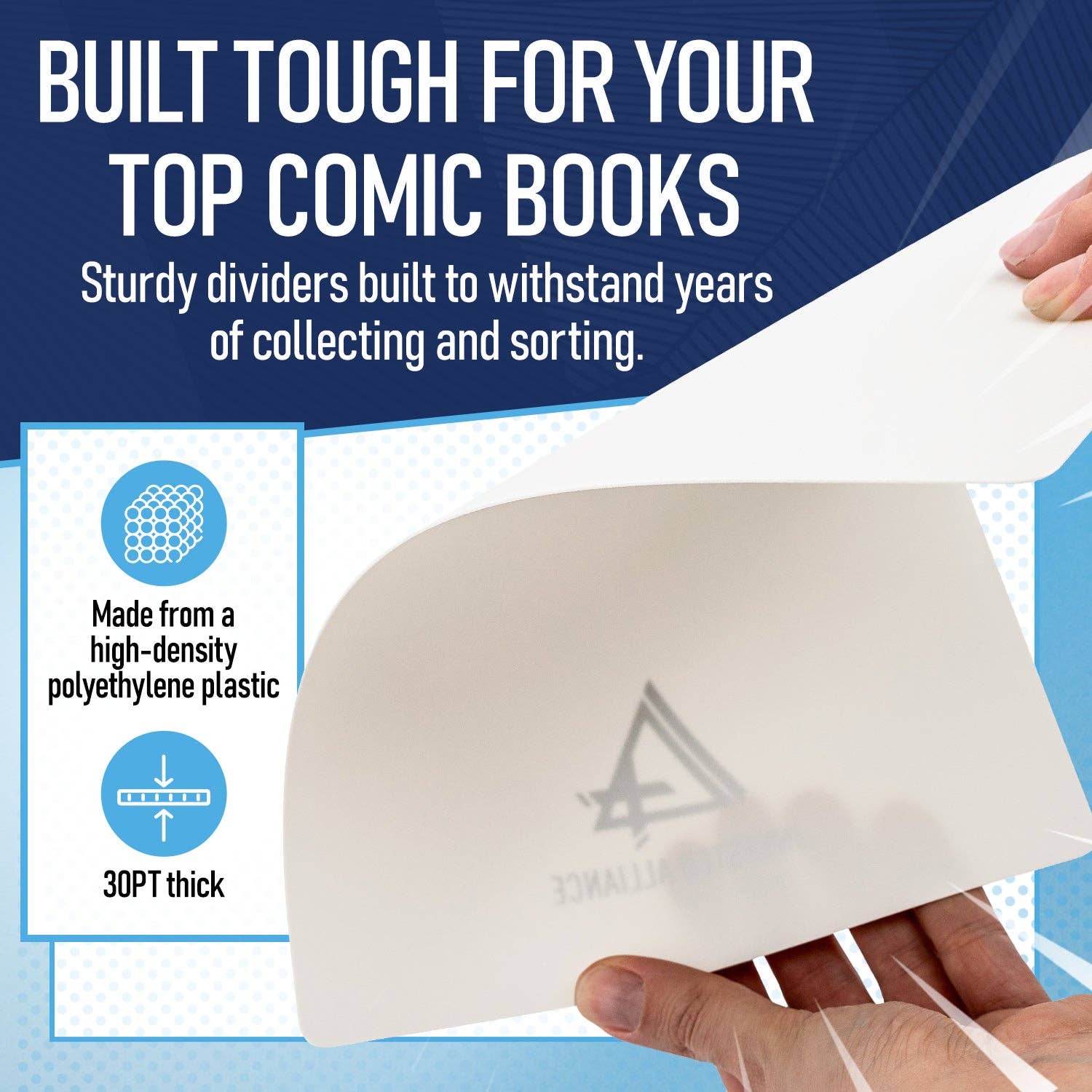 YEXEXINM Comicbuch-Teiler 120 Stück - Organizer Für Comic-Sammlungen