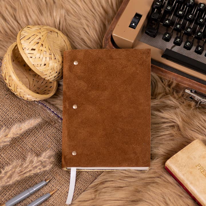 R K Handicrafts and Exporters - Wholesale Journal/Diary - Soft Cover Suede leather diary journal