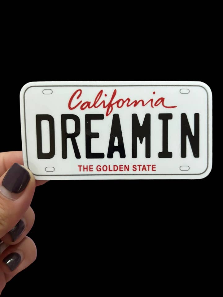 Autocollant vinyle « California Dreamin » pour la vente par I Will Cut You Creations