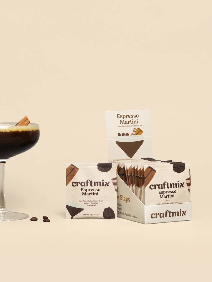Espresso Martini Cocktail / Mocktail Mixer - 24ct Caddy and other Purchase Wholesale espresso martini. Free Returns & Net 60 Terms on Faire trending on Faire.