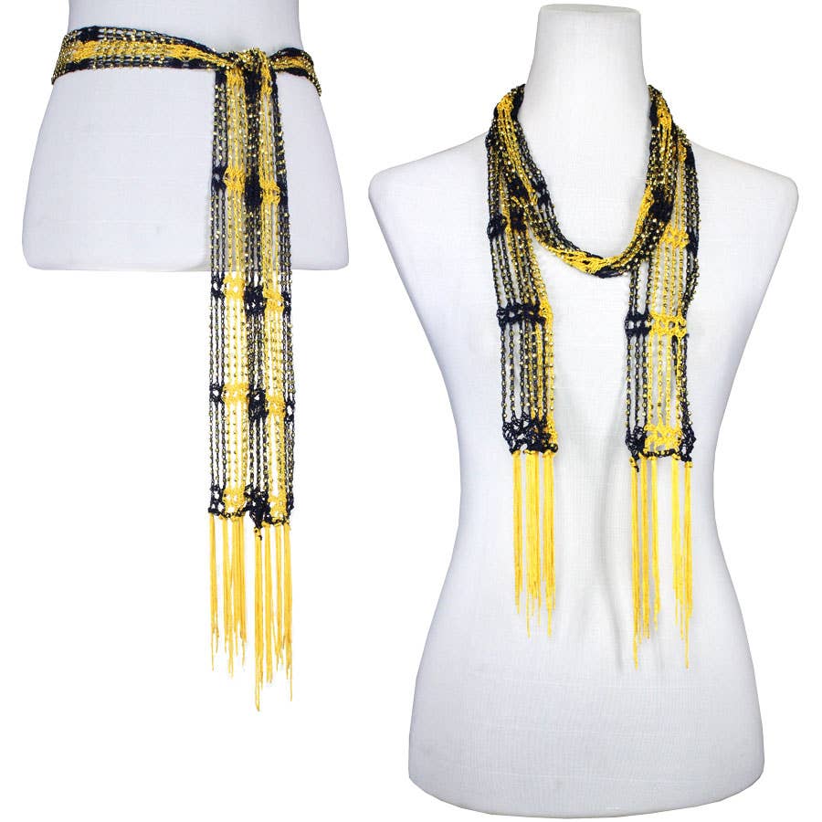 The Magic Scarf Company - Wholesale Scarf - Women's - 1755 - Shanghai Beaded Scarves/Sash98