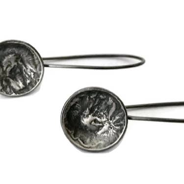 Lunar Landing V02 Earrings - Small for wholesale by Rain City Forge