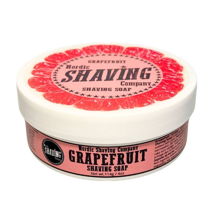 Savon à raser NSC Pamplemousse 114 g pour la vente par Nordic Shaving Company