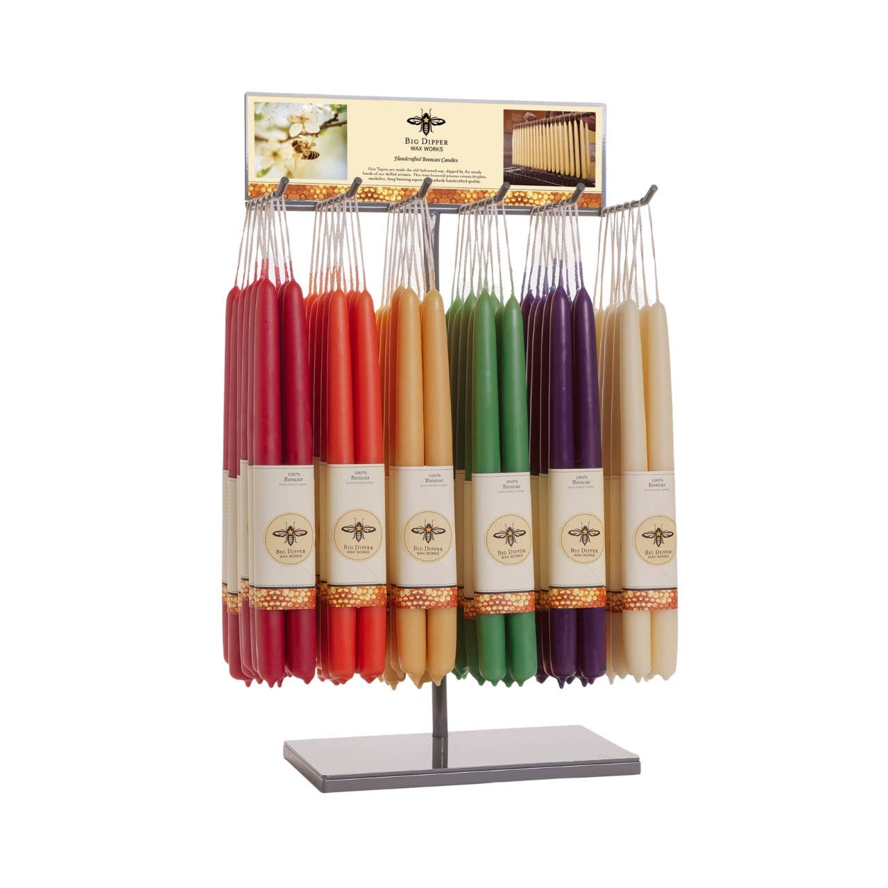 Big Dipper Wax Works - Wholesale Tapered Candle/Candlestick - Taper Candles – 100% Pure Beeswax – Hand-Dipped12