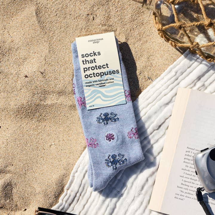 Conscious Step - Wholesale Socks - Unisex - Socks that Protect Octopuses2