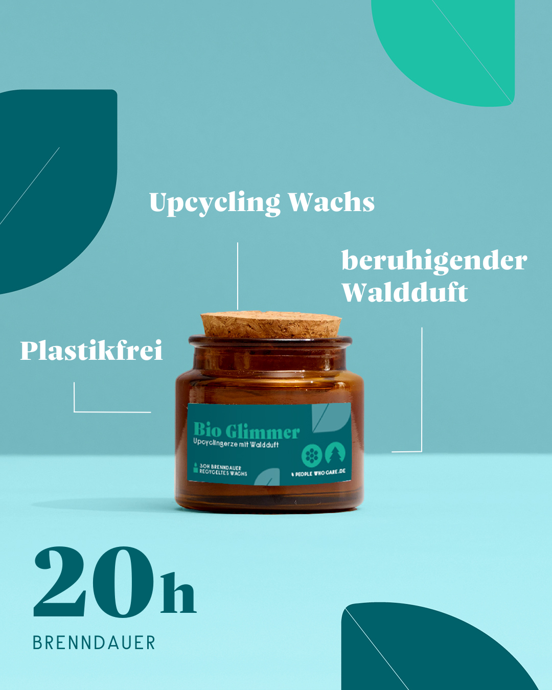 forpeople skincare GmbH - Wholesale Jar/Filled Candle - Upcycling Candle Forest1