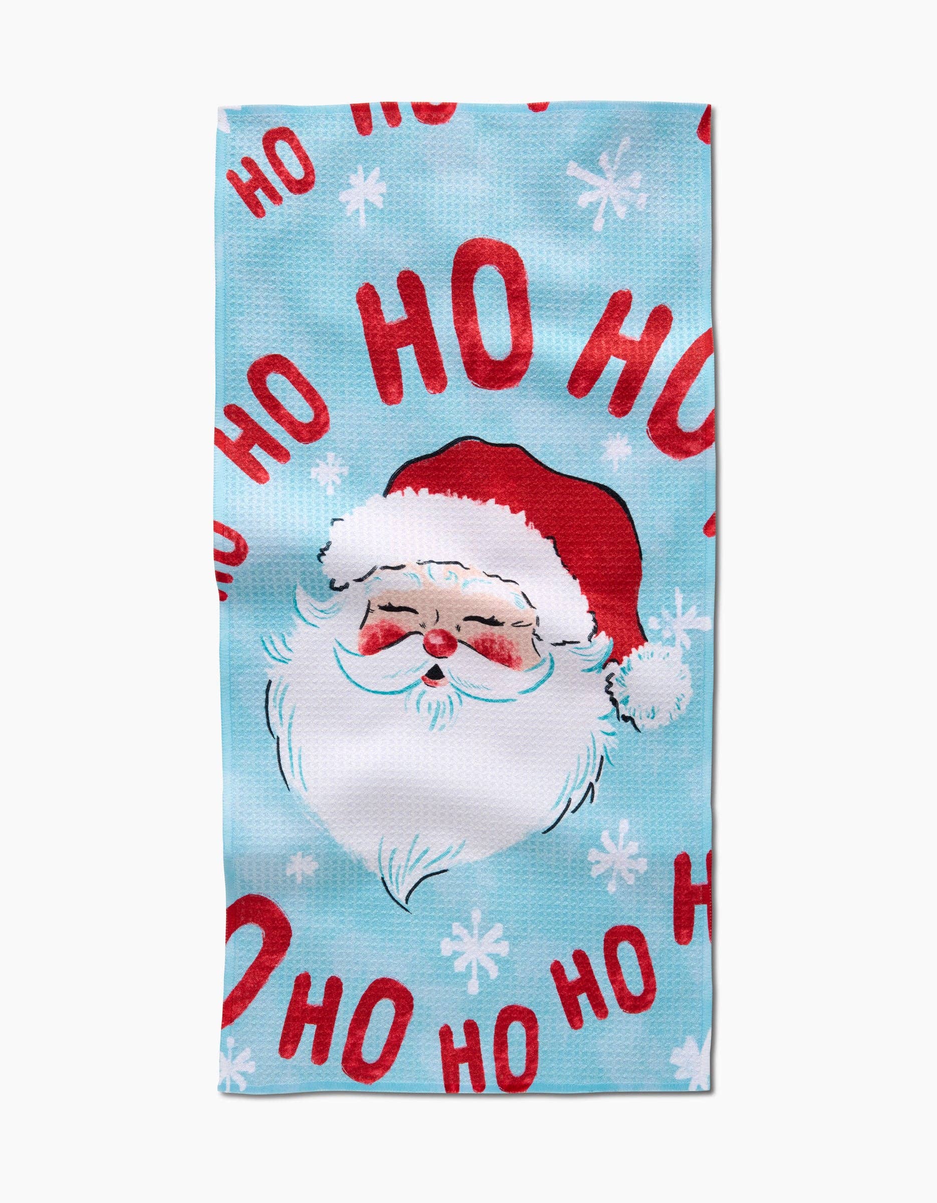 Geometry - Wholesale Tea Towel - Merry Santa Claus0