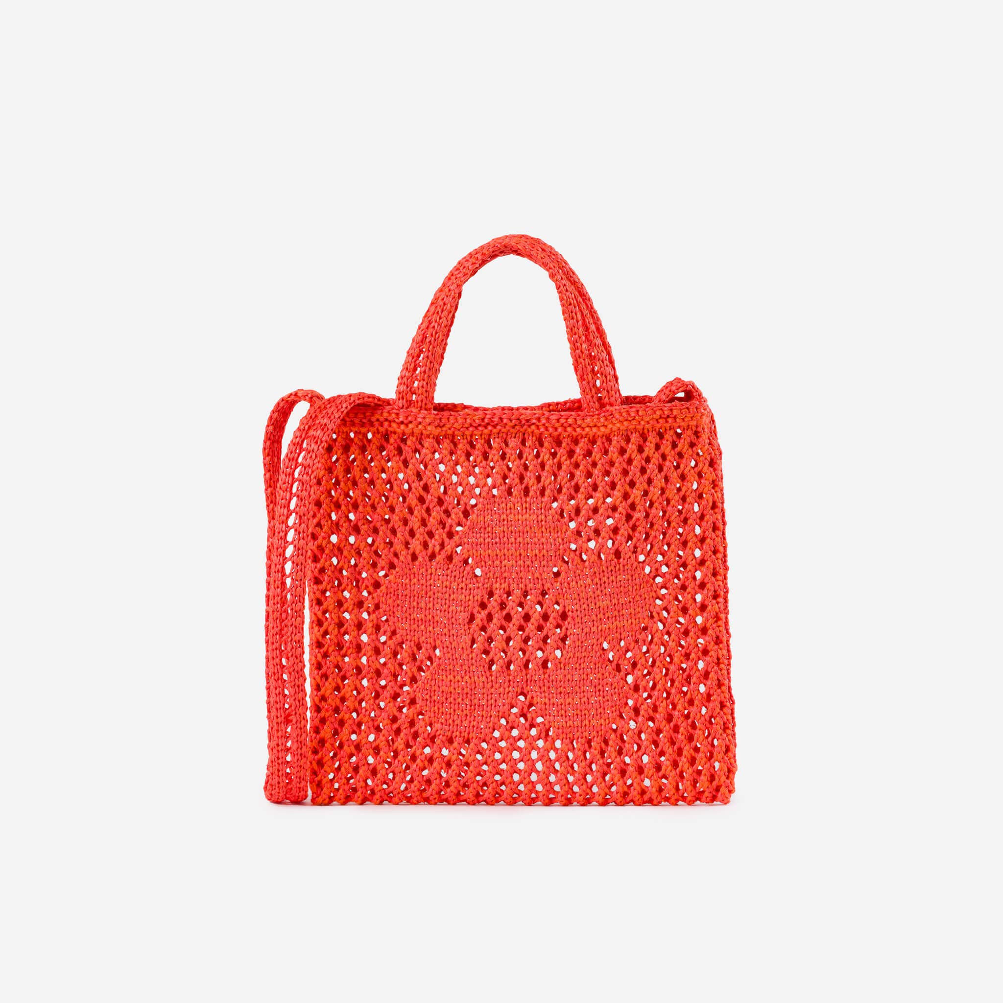VERLOOP | knits - Wholesale Tote Bag - Women's - Flower Mini Raffia Tote4