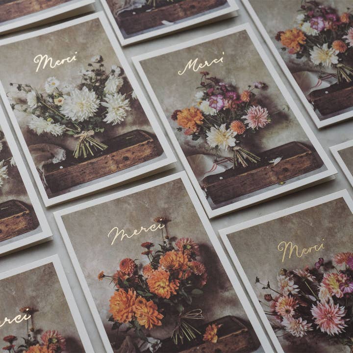 Jamie Beck - Wholesale Stationery/Notecard Set - Merci Stationery II • Set of 16 Cards and Envelopes1