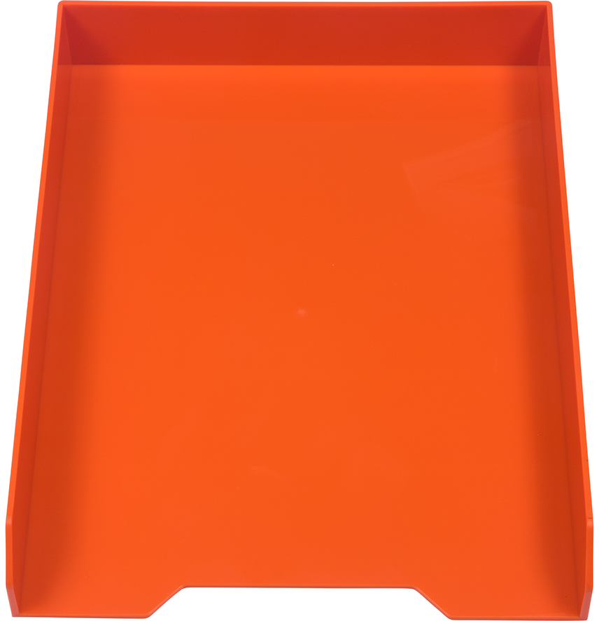 JAM PAPER - Vente Plateaux de bureau - Plateaux à papier empilables, orange, plateau à documents de bureau, 1/paquet3