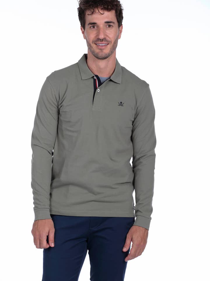 Men's Basic Polo The Time Of Bocha QI1PPOLO-GREEN for wholesale by The Time of Bocha