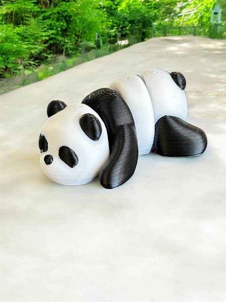 Mini Panda Bear fidget figurine figures 3D printed for wholesale by 3D in Paradise