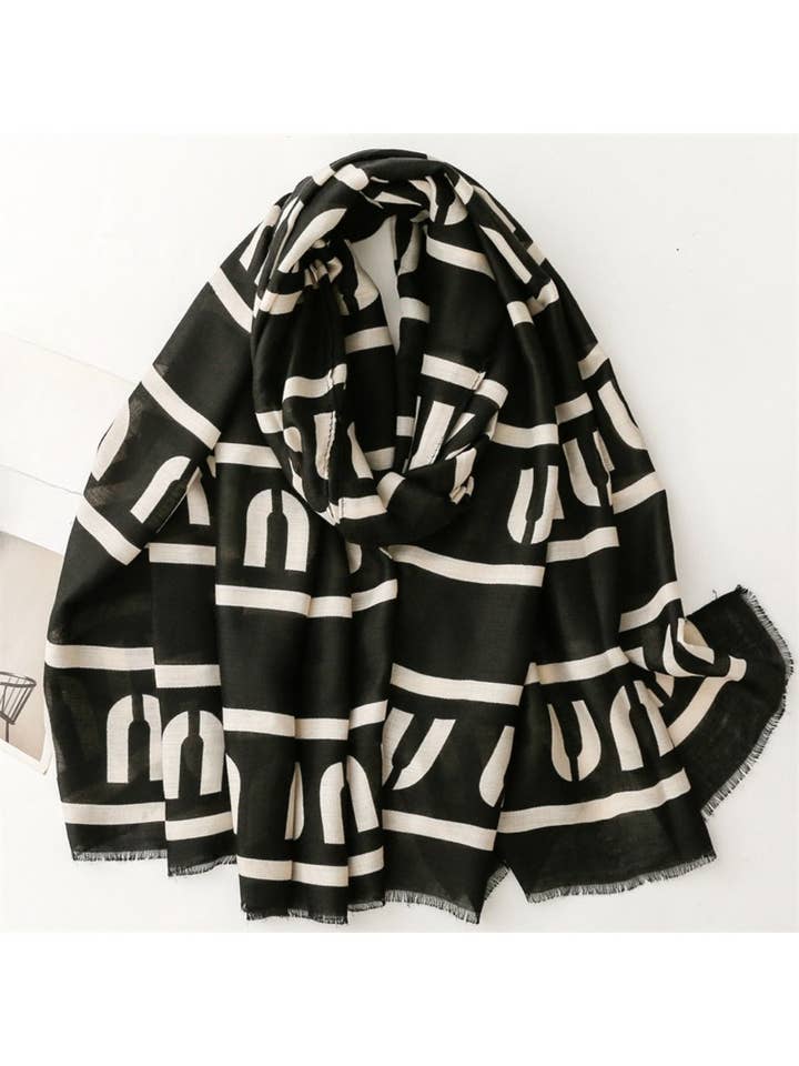 Scarvii - Graphic Stripe Pattern Everyday Scarf for wholesale by Funkyrel® Atzbranding Limited