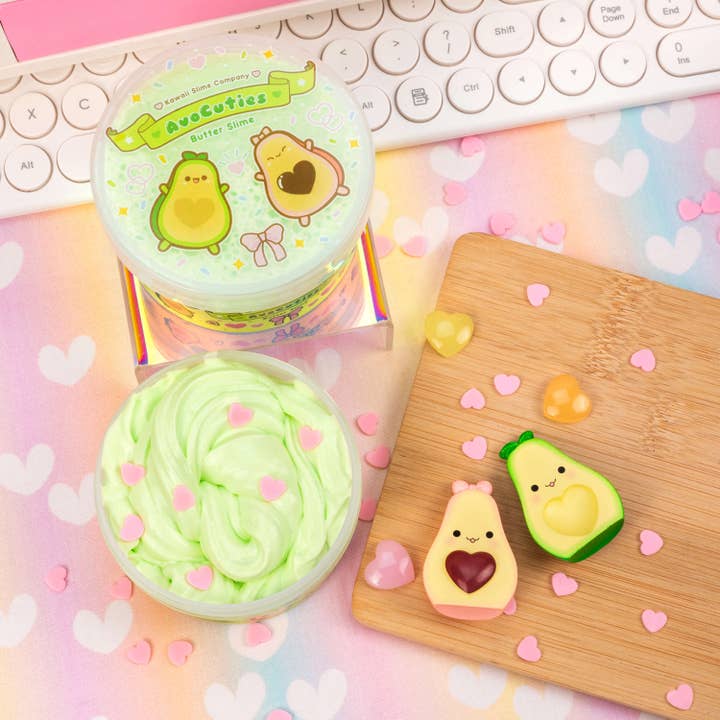 Kawaii Slime Company - Wholesale Putty/Slime - Kids - AvoCuties Butter Signature Dome™ Slime (4pcs/case)7
