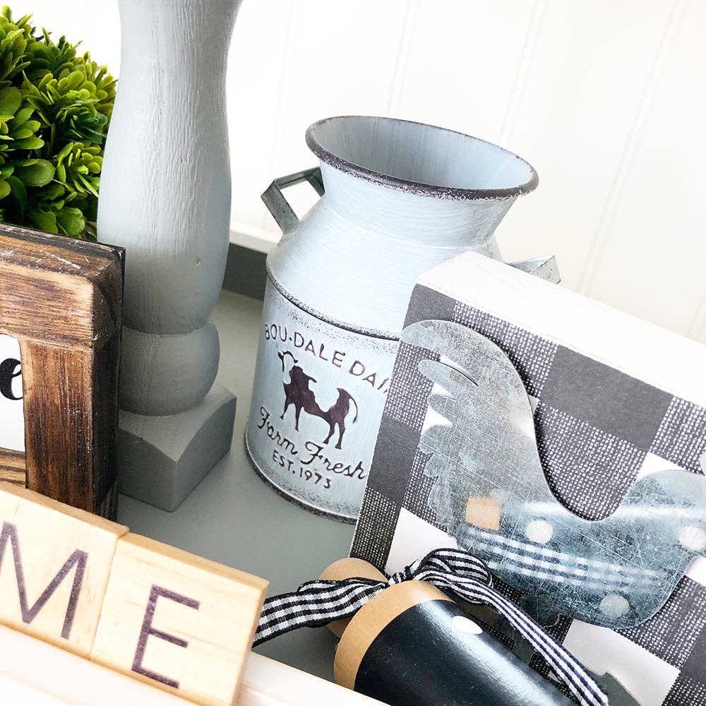 Foundations Decor - Vendita all'ingrosso Barattoli decorativi - Bottiglie decorate in stile fattoria Foundations Decor12