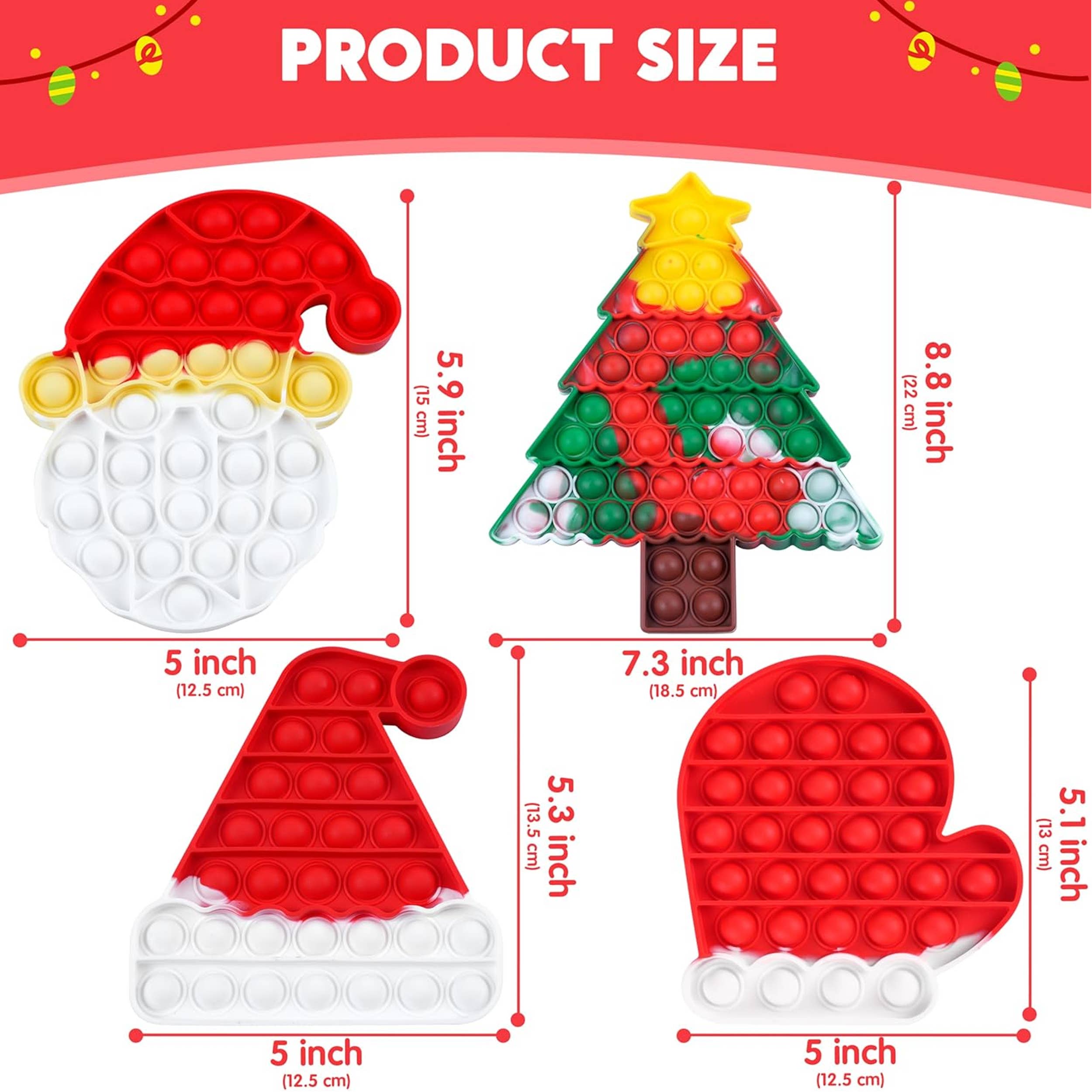 Pagdee Kids Juniors - Wholesale Fidget toy – Kids - Holiday Décor Mix Fidget Kids Toy5