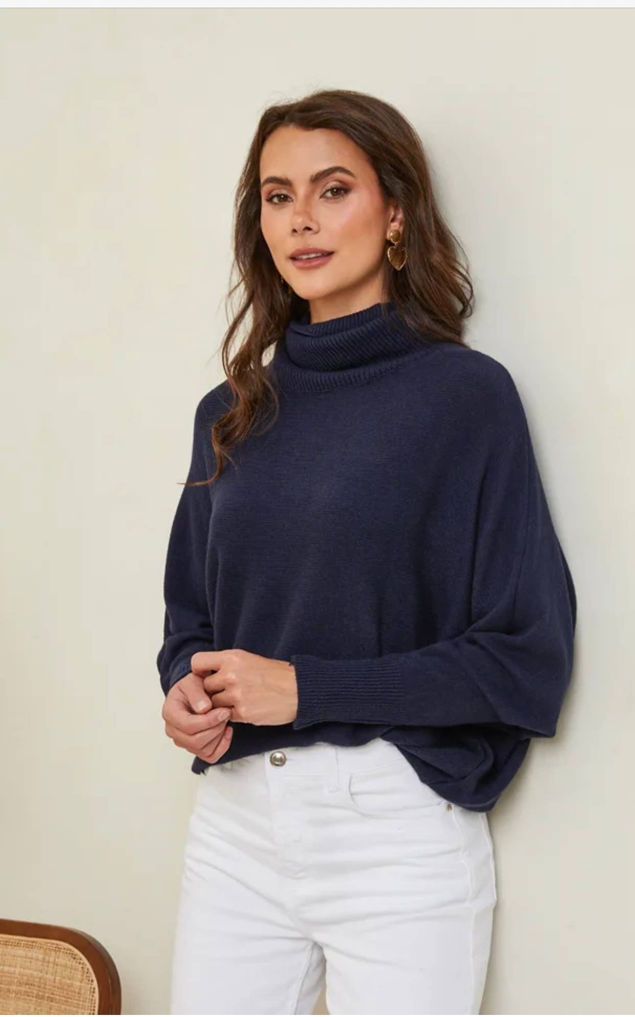 LÉA & LUC - Wholesale Knit Sweater - Women's - Turtleneck sweater REF. 614226