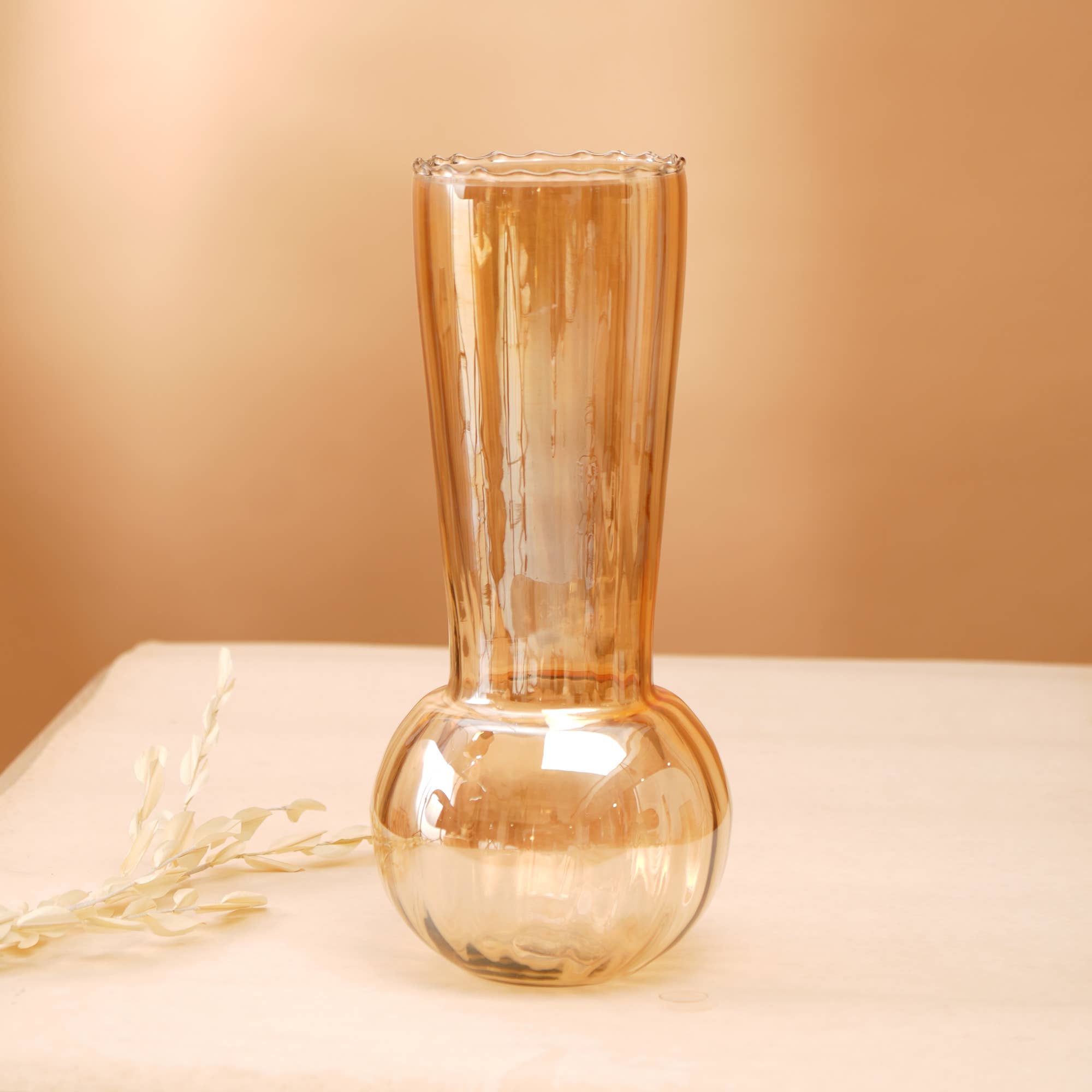 ExpoBazaar - Wholesale Vase - Glass Vase | Whimsy Whirlpool Large Vase | 5.50X10"1