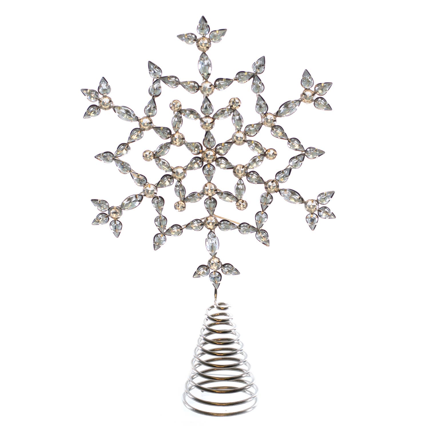 Oak Street Wholesale - Wholesale Tree Topper - Crystal Snowflake Tree Topper0
