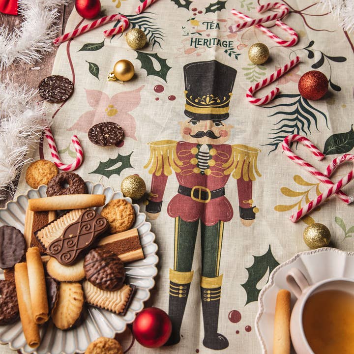 Tea Heritage - Wholesale Tea Towel - The 100% linen Christmas tea towel - TEA HERITAGE