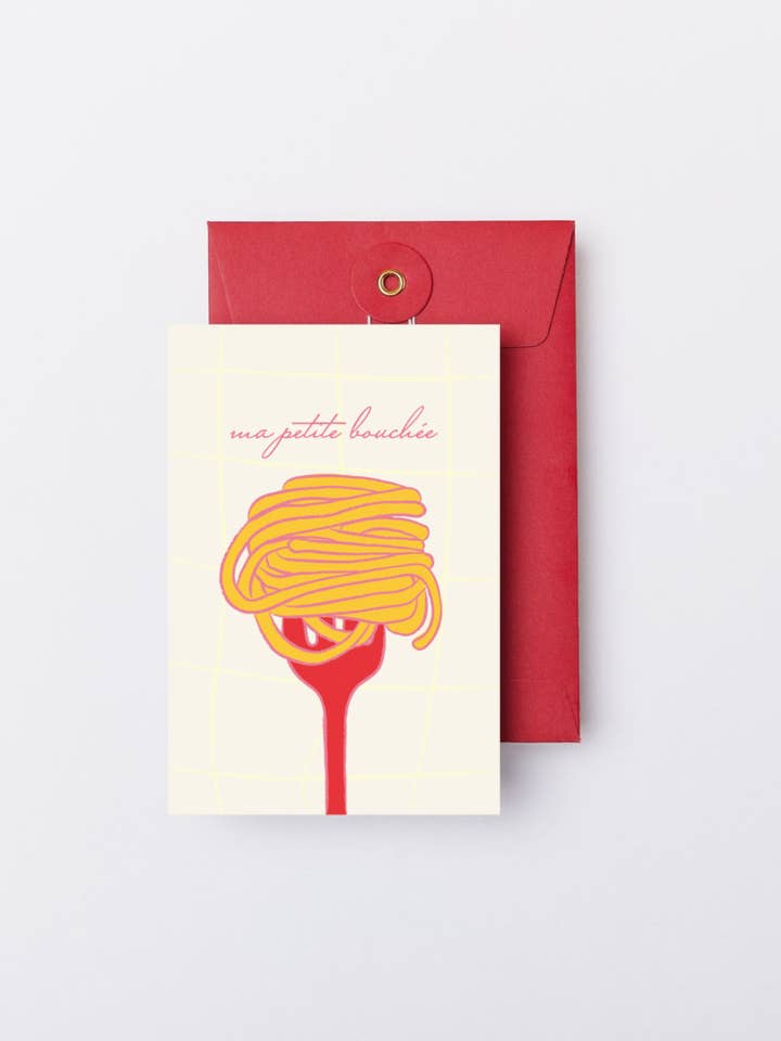 Postcard Pasta for wholesale by Julia Studio Graphique