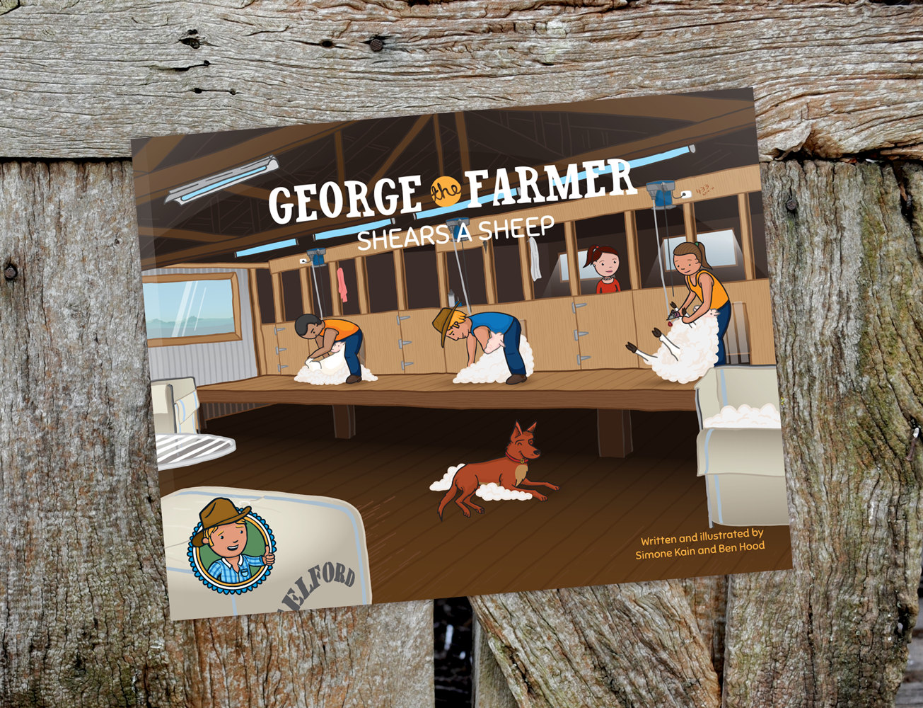 George the Farmer – wholesale Pre-school book (3–5) – George the Farmer Shears a Sheep Picture Book3