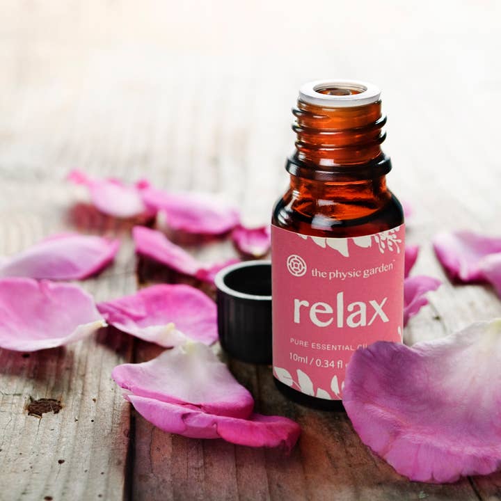 Relax Essential Oil 10ml by The Physic Garden for wholesale by The Physic Garden