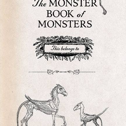 Insight Editions - Wholesale Journal/Diary - Harry Potter: Monster Book of Monsters Plush Journal
