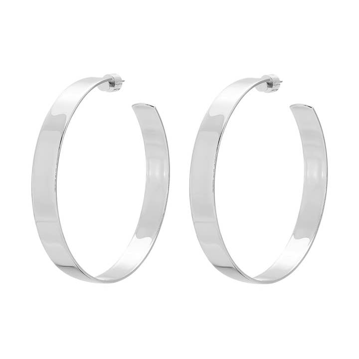 Eklexic - Wholesale Hoop Earrings - 2.5" Skylar Hoops3