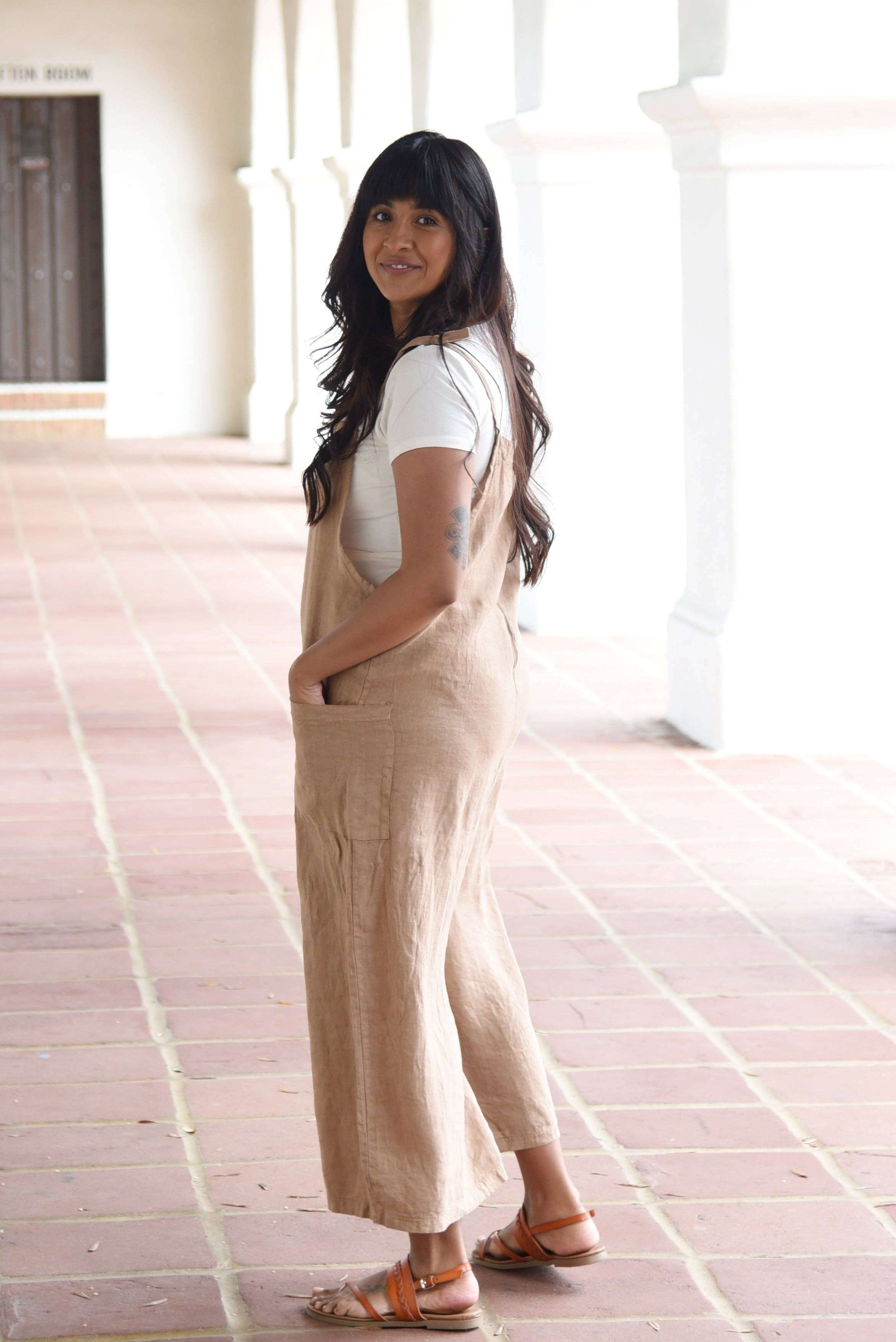 Beachwood The Label - Wholesale Overalls - Women's - The Linen Overall // Rye2