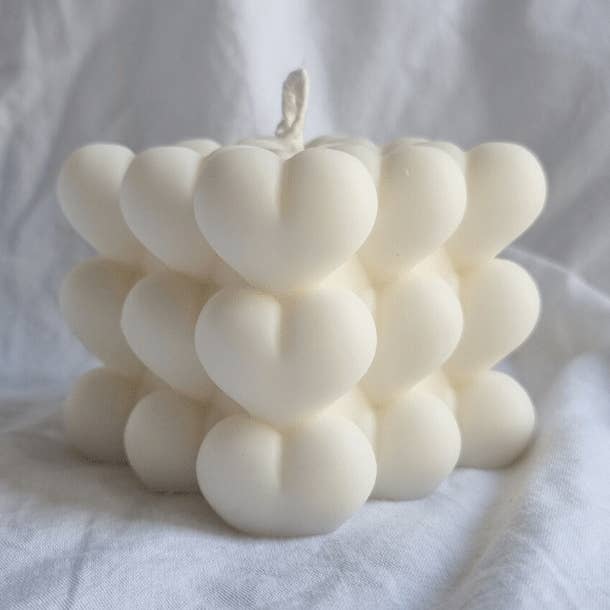 Hearts candle for wholesale by bel-jewelry