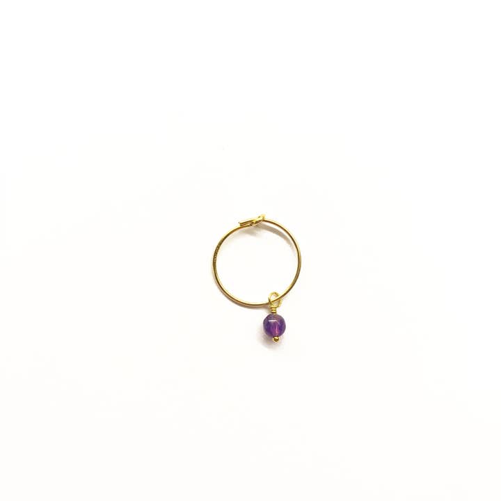 Alhena Bijoux - Wholesale Single Stone/Solitaire Ring - MINI Creole stone1