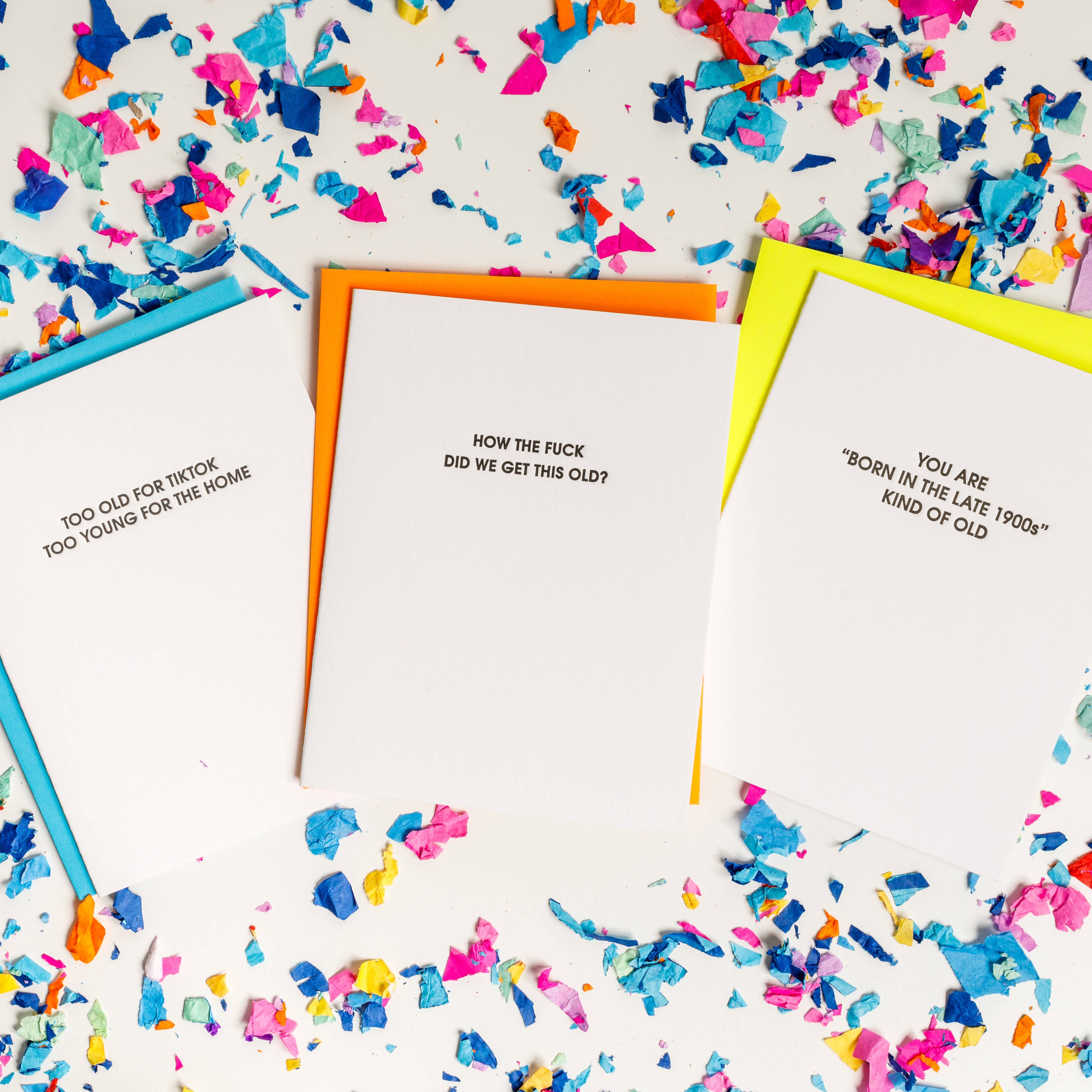 Chez Gagné - Wholesale Birthday Card - How The Fuck Did We Get This Old? - Funny Birthday Card3