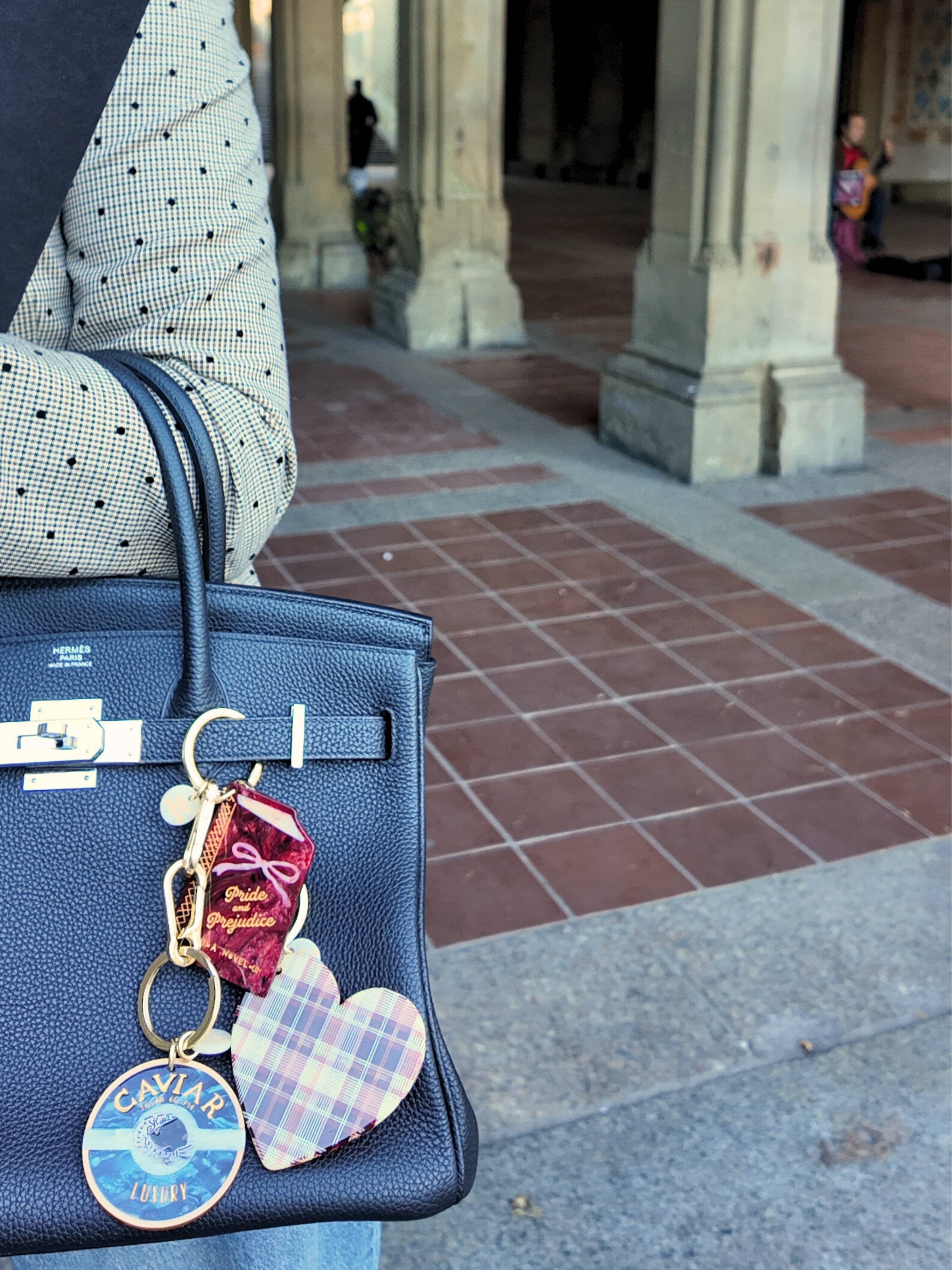 Solar Eclipse - Vente Porte-clés – femme - Porte-clés + Charme de Sac Caviar Peint à la Main2