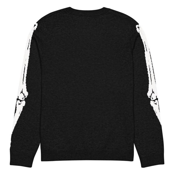 Goth Cloth Co. - Wholesale Graphic sweatshirt – Unisex - Skeleton Squad Knit Crew Neck Sweater9