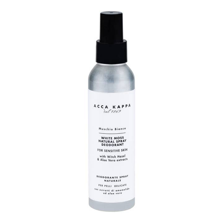 Déodorant naturel en spray White Moss pour la vente par White Moss by Acca Kappa