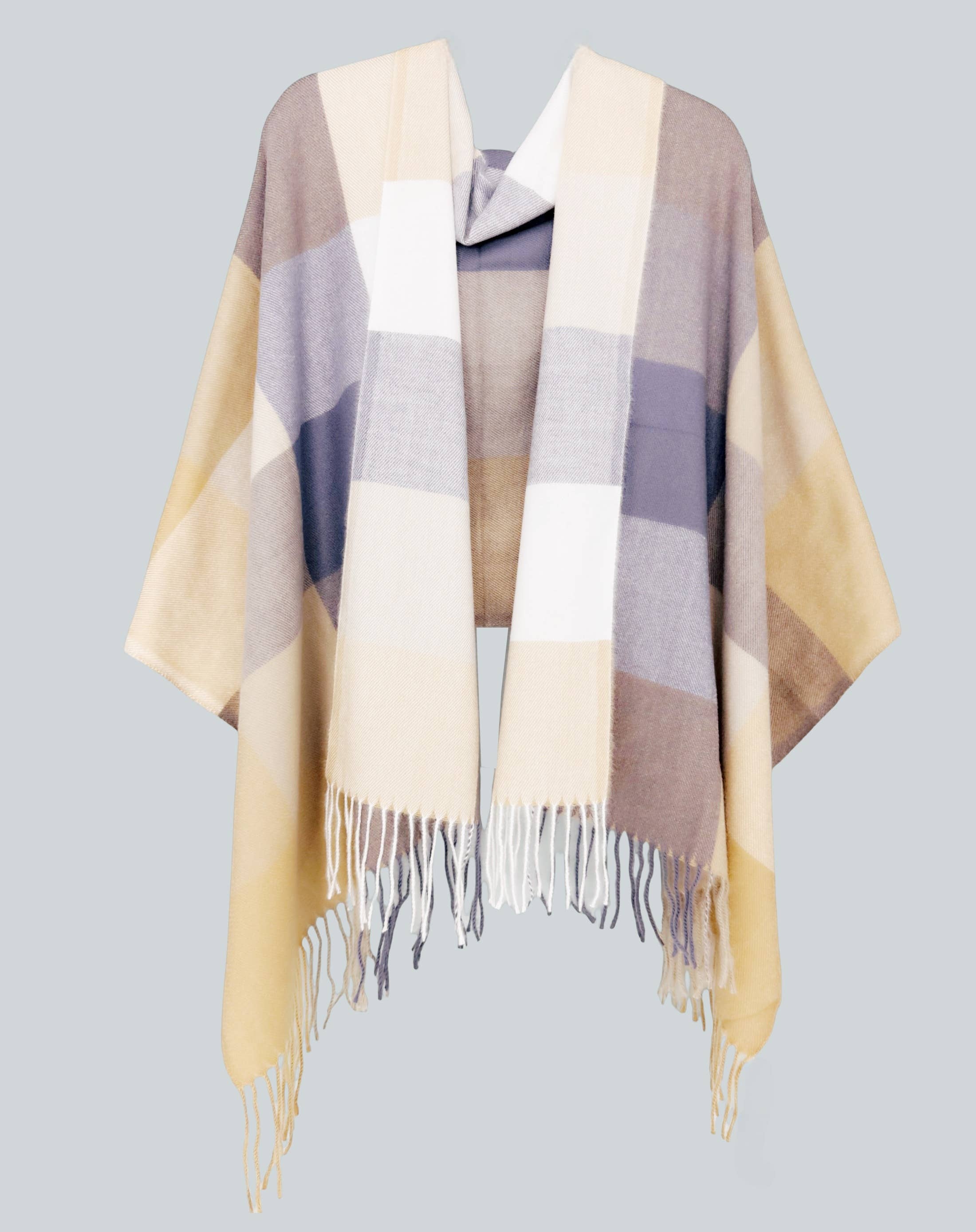 JC Sunny Fashion – Wrap - Mulher por atacado – 23 Cores! Manta Envolvente de Blocos de Cor Mais Suave que Caxemira6