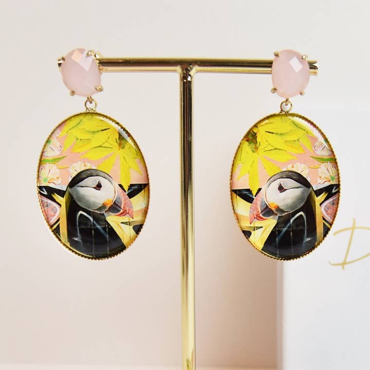 'You Are Tropical Chic' Earrings for wholesale by Desja Vu