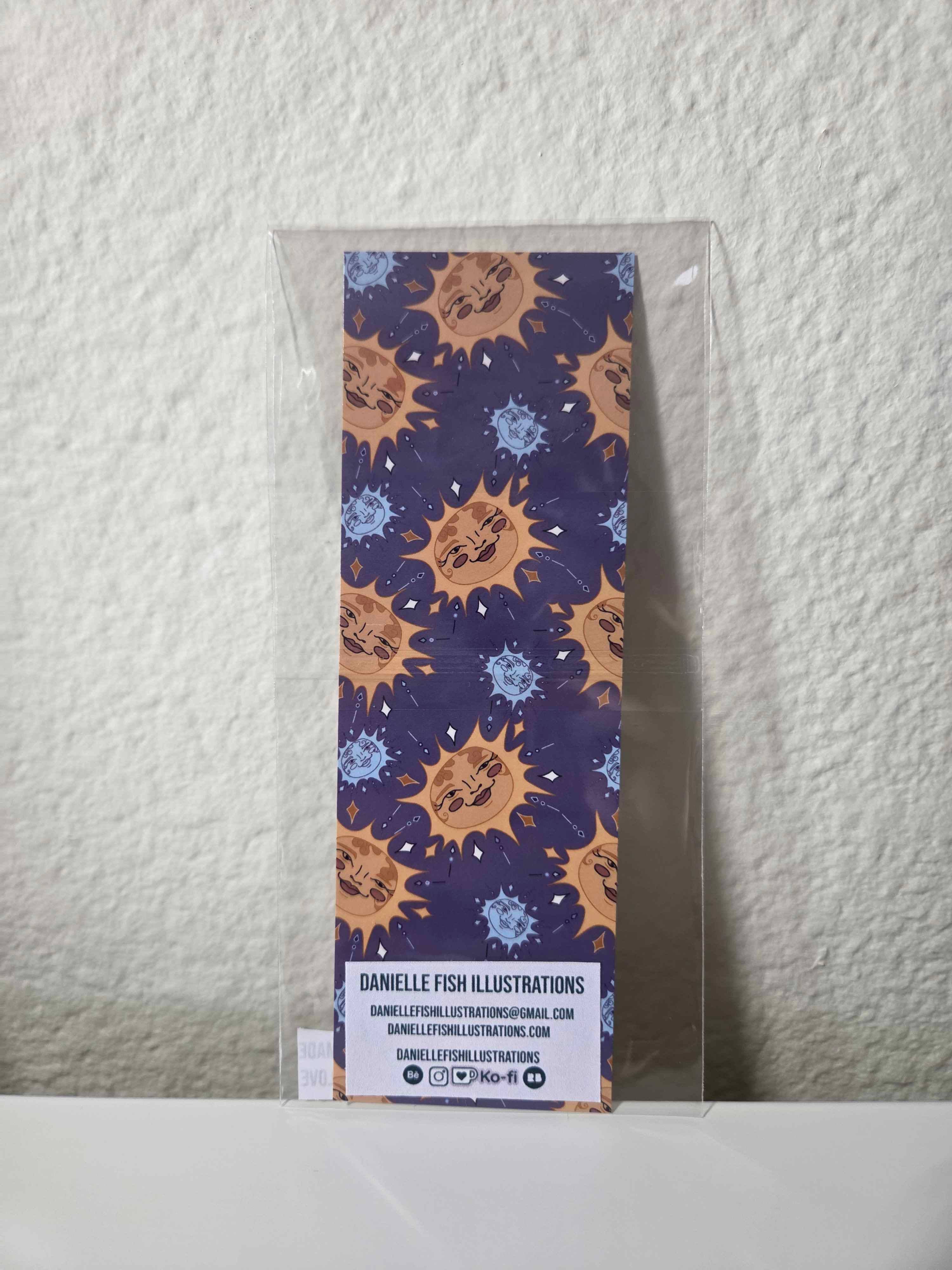 Danielle Fish Illustrations - Wholesale Bookmark - Double Sided Bookmark "Celestial Wellness"4