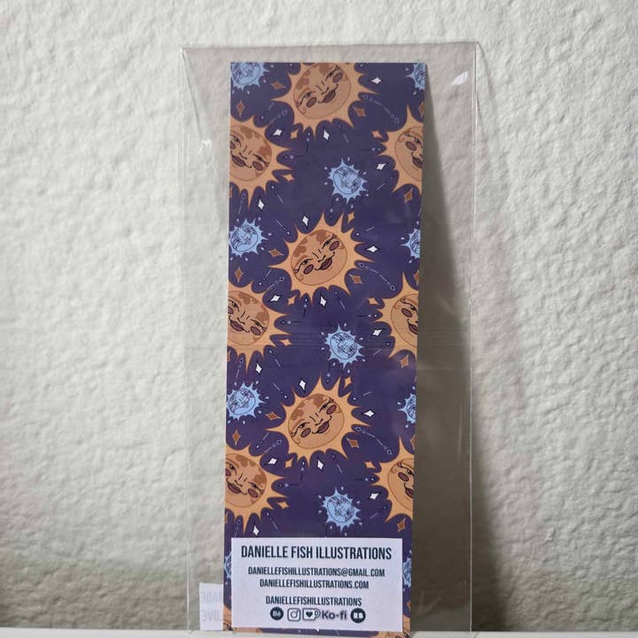 Danielle Fish Illustrations - Wholesale Bookmark - Double Sided Bookmark "Celestial Wellness"4