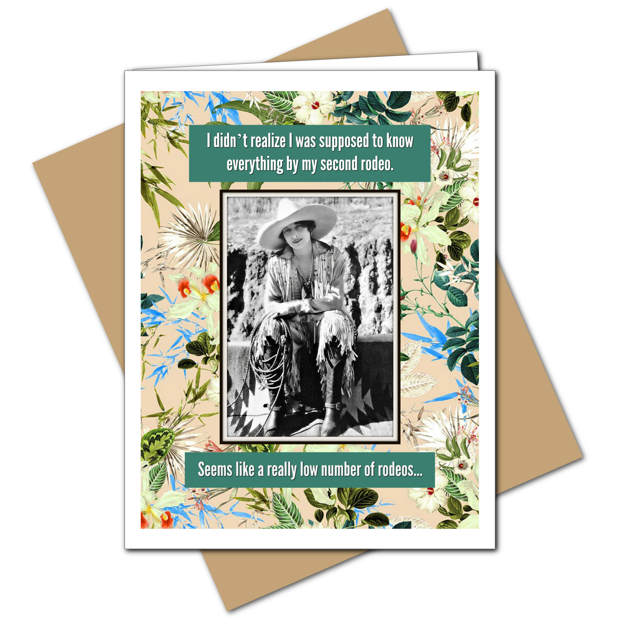 Ümlaut Brooklyn - Wholesale Everyday Greeting Card - My Second Rodeo - Everyday Card1