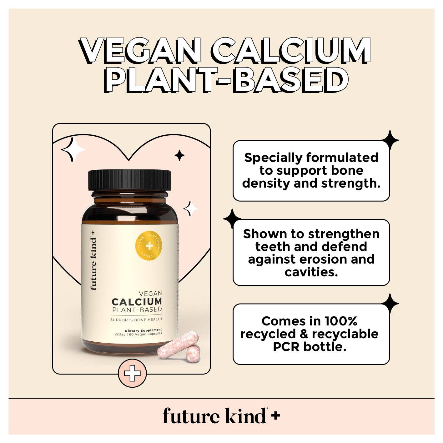Future Kind - Wholesale Oral Supplement/Vitamin - Vegan Calcium Supplement2