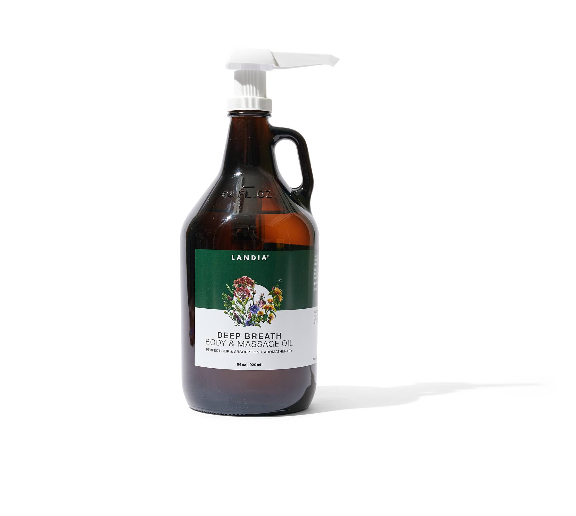 Landia Skincare, LLC – Großhandel Bade-/Körperöl – Peppermint + Eucalyptus Körperöl-Glasflasche, Metalldeckel3