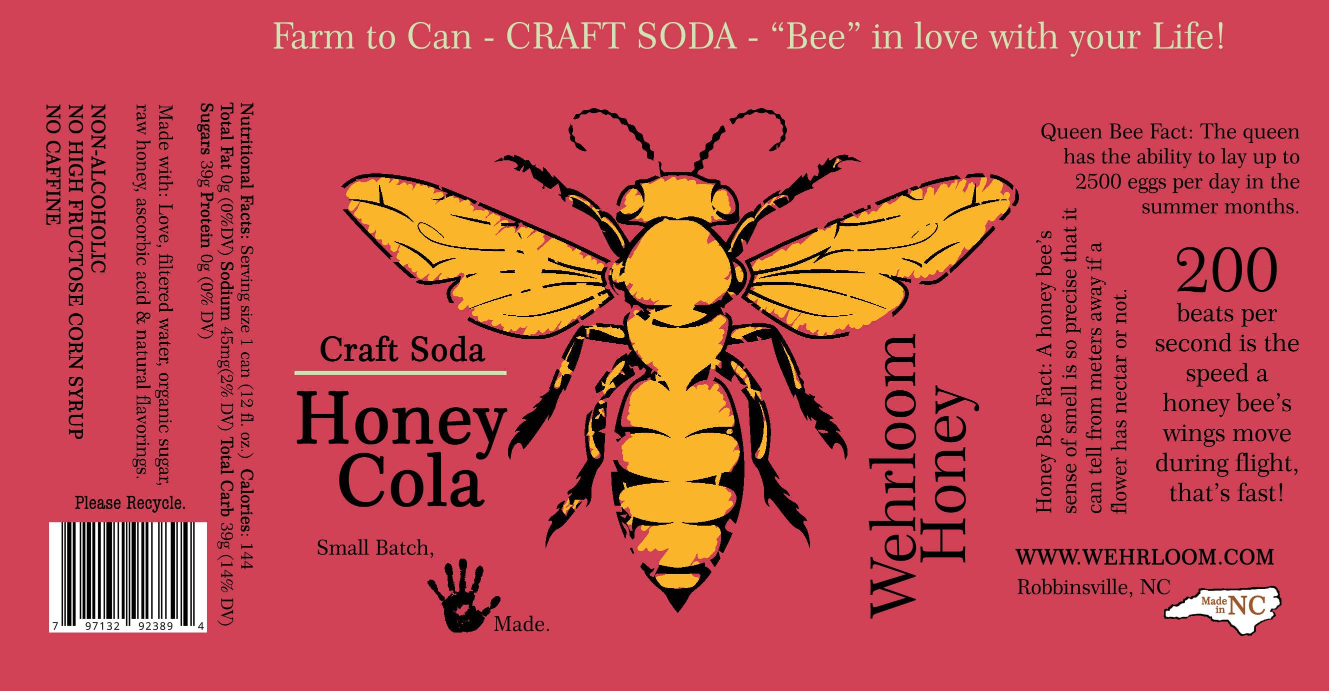 Wehrloom Honey - Wholesale Soda/carbonated drink - Honey Cola6