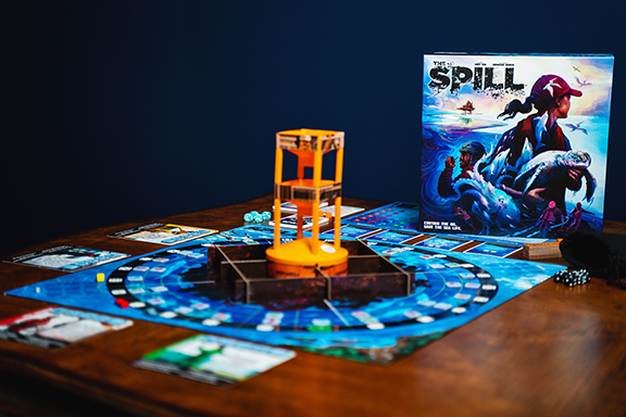Smirk and Dagger - Wholesale Board Game - The SPILL: A Cooperative Strategy Game to Save the Sea Life1