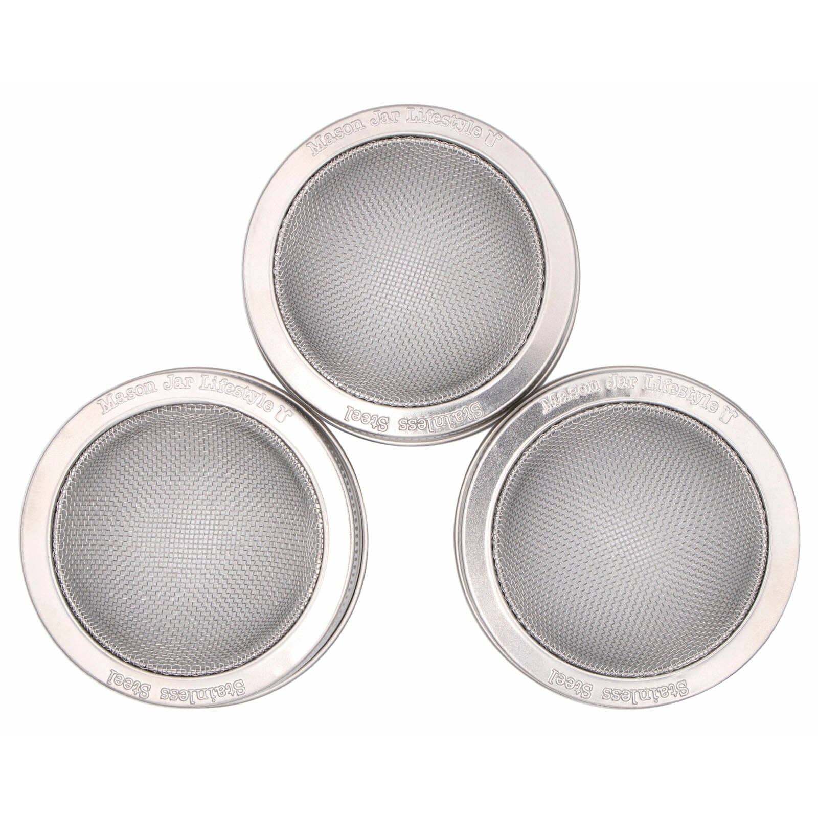 Mason Jar Lifestyle - Vente Boîtes de conservation - Couvercle et bande de germination incurvés antirouille pour bocaux Mason12