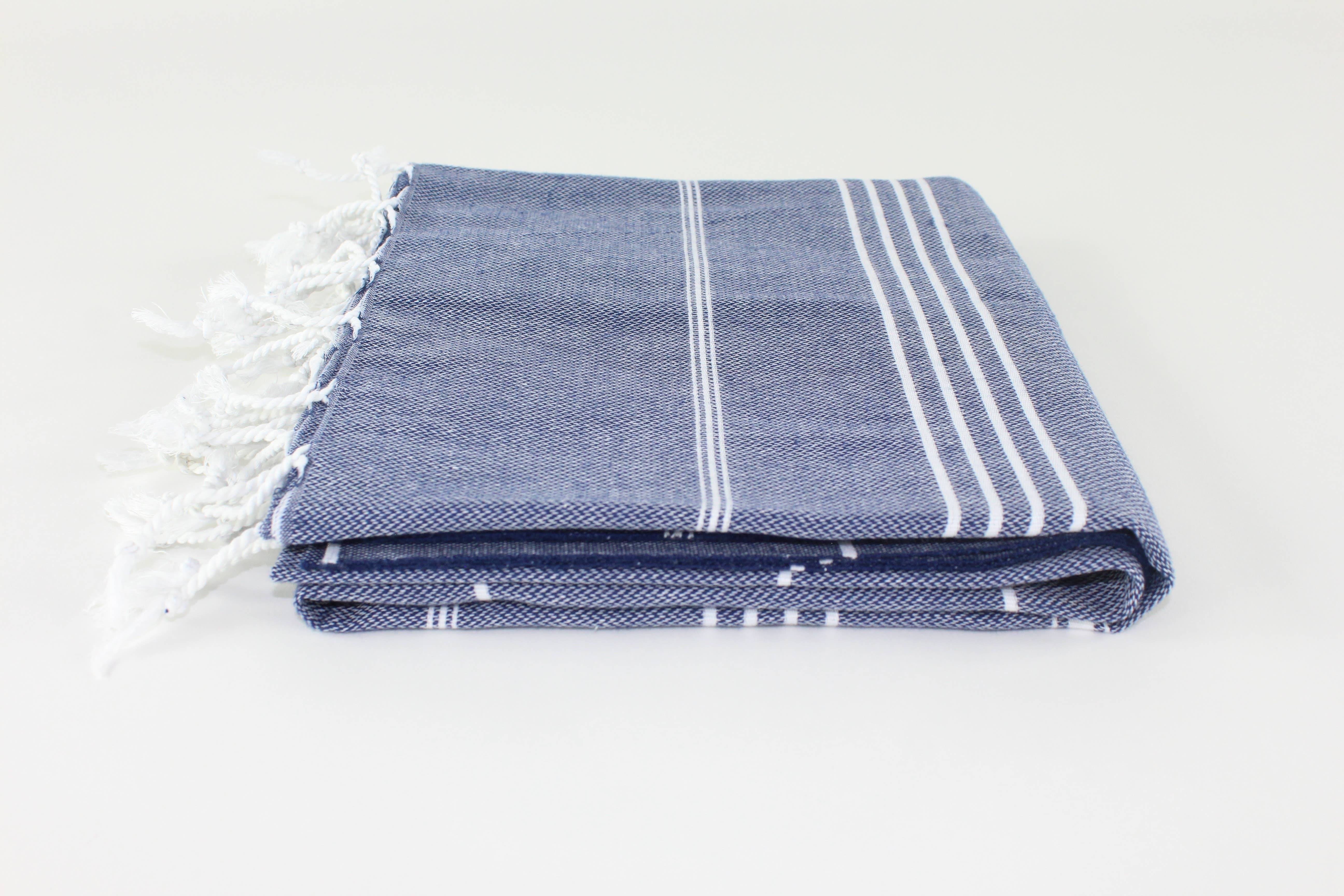 TURKISH LINEN & TOWELS – Engroshandel Strandhåndklæde – Premium tyrkisk klassisk stribet badehåndklæde i bomuld3