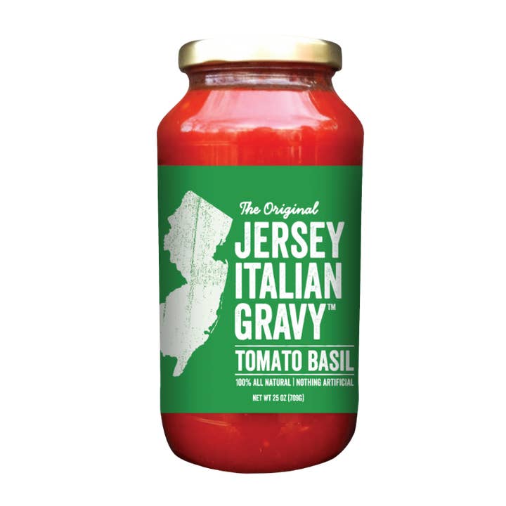 JERSEY ITALIAN GRAVY - Wholesale Sauce - Jersey Italian Gravy Tomato Basil - 24 oz.
