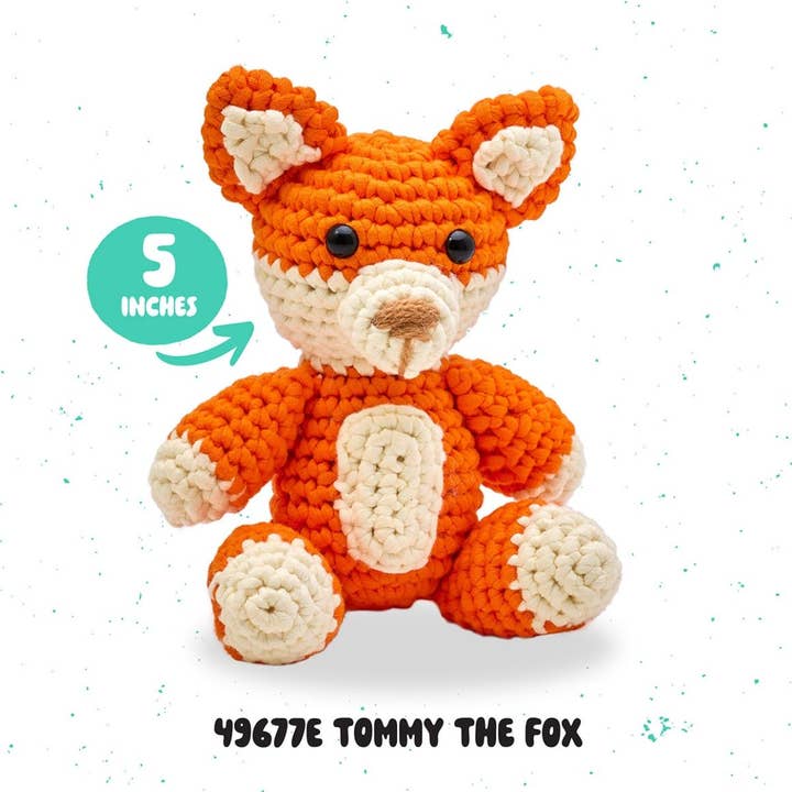 Plaid Crafts - Wholesale Knitting/Crochet Supplies - Bucilla ® Amigurumi Crochet Kit - Tommy the Fox 5"2